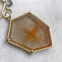 Rutilated Quartz Pendant